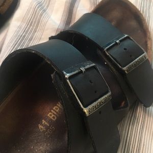 Used Black Birkenstocks